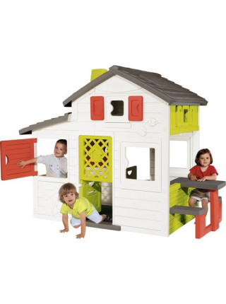 Домик игровой большой с чердаком Smooby Домик игровой большой с чердаком Smooby